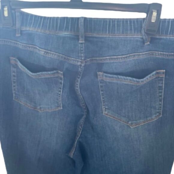 J.Jill Demi boot dark wash jeans size 16 - Picture 4 of 9